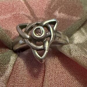 Trinity Knot Silver Ring